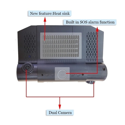 4g wifi 1080p TF-kaart dash camcorder met gps 2ch ahd mdvr camera 1080p voor voertuigen