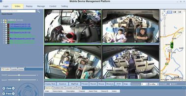 1TB harde van het de Cameraregistreertoestel DVR van de Aandrijvings Dubbele Auto het Veiligheidssysteemzwarte doos
